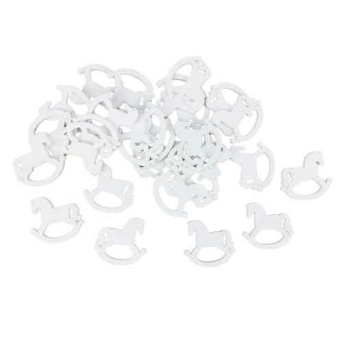 Fehér hintaló 3cm 30db/csomag