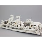 Fehér rénszarvas 3cm 30db/csomag