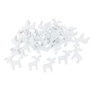 Fehér rénszarvas 3cm 30db/csomag