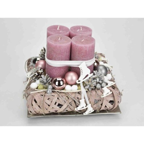 Fehér korcsolya 5cm 15db/csomag