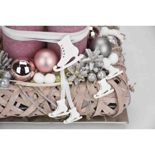 Fehér korcsolya 5cm 15db/csomag