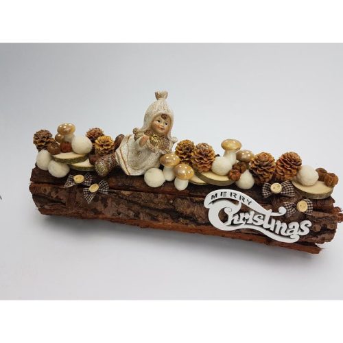 Merry Christmas íves fehér kicsi 6db/csomag