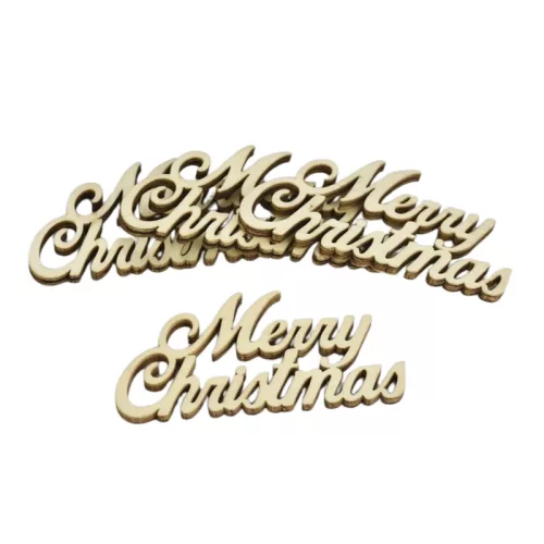 Merry Christmas felirat 10cm 4db/csomag