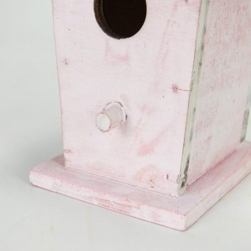 Fa madáretető pink 6x6,7x10cm