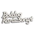 Boldog karácsonyt felirat fehér 7cm 12db/cs