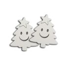 Mosolygós fenyőfa fehér 5cm 20db/cs