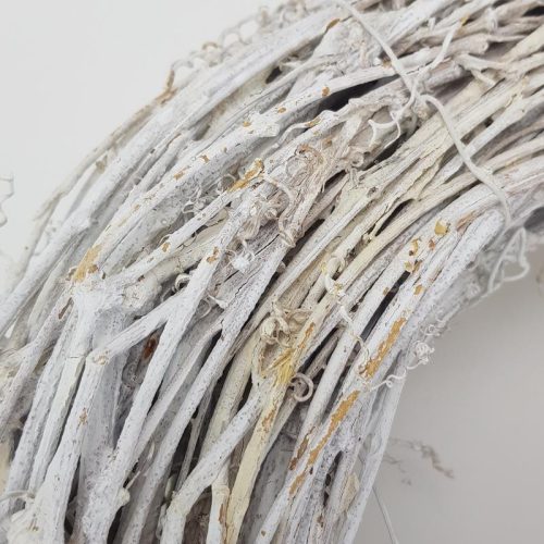 Vessző koszorú dekoráció 35cm