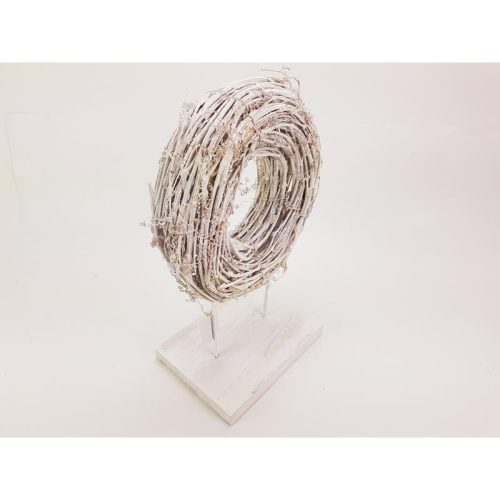 Fa talp kreatív dekorációkhoz 2-es fehér 20/#