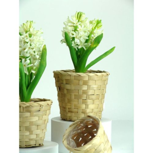 Bambusz kaspó natúr 16cm