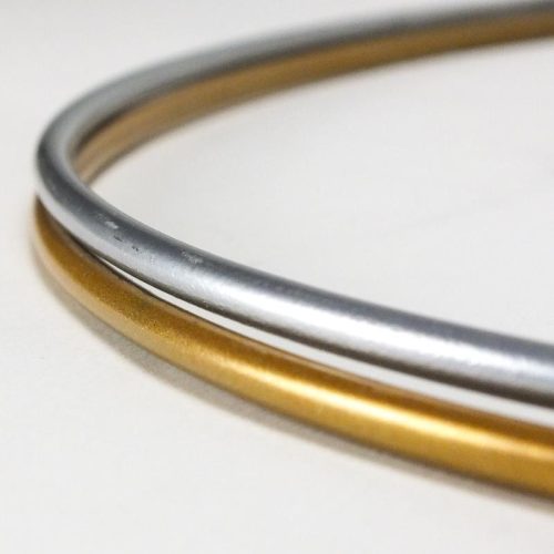 Fém karika ezüst 35cm