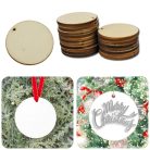 Natúr fa kerek kör lap lyukkal 4cm 20db/csomag