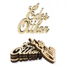 Natúr fa édes otthon felirat 4db/csomag