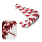 Nyomtatott Fa nyalóka pálcika 8cm 4db/cs