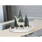 Fa tálca fehér 26cm