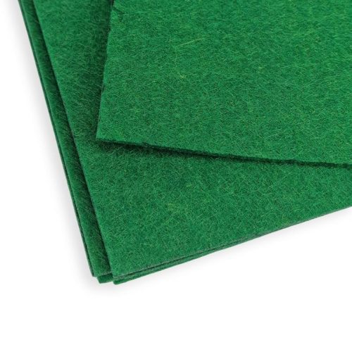 Filc lapok zöld 25x25cm 10db/csomag