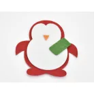 Filc lapok piros 25x25cm 10db/csomag