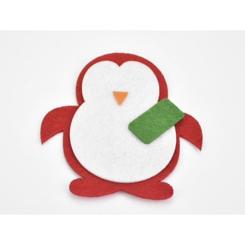 Filc lapok piros 25x25cm 10db/csomag