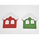 Filc lapok piros 25x25cm 10db/csomag