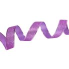 Karácsonyi szalag glitteres - lila, drótos szegéllyel