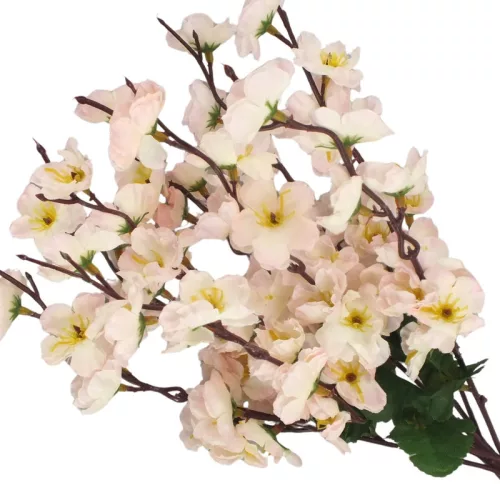 9 ágú barackvirág csokor halvány rózsaszín