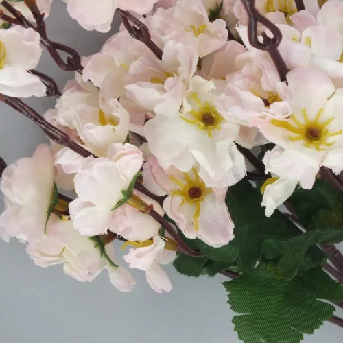 9 ágú barackvirág csokor halvány rózsaszín