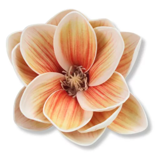  Magnólia fej polifoam narancs