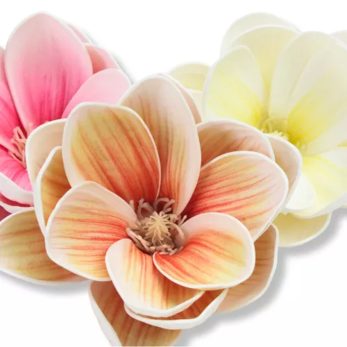  Magnólia fej polifoam narancs