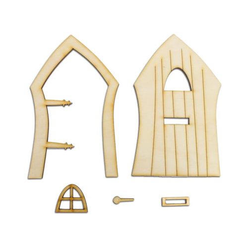 Natúr fa - Tündérajtó "Lily"