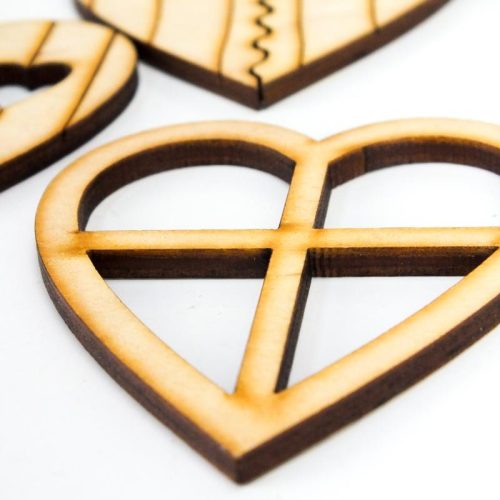 Natúr fa - Tündérablak szíves, palettával 2szett/csomag