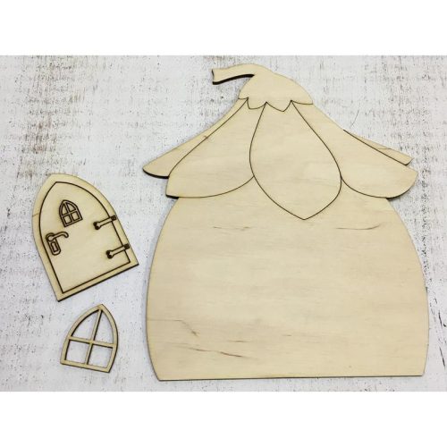 Natúr fa - Tündérház 24cm