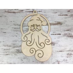 Natúr fa - Mikulás nagyszakállú 49cm