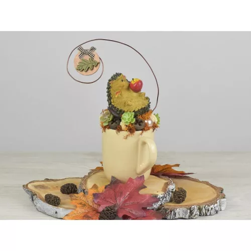 Natúr fa - Őszi falevelek 3,5cm 9db/csomag