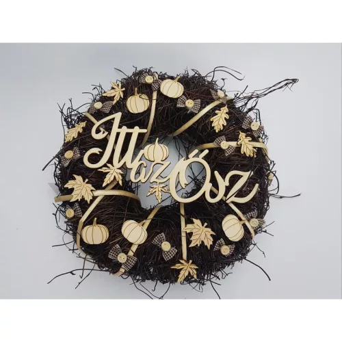 Natúr fa - Gravírozott tök 3cm 20db/csomag