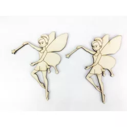   Natúr fa - "Dála" tündér varázspálcával 10cm 2db/csomag