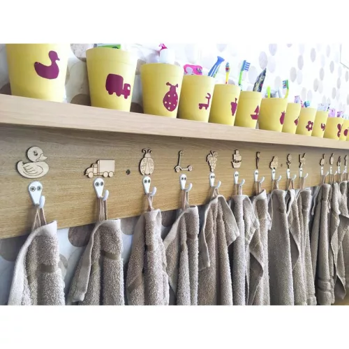 Natúr fa - Ovis jelek 5cm 20db/csomag