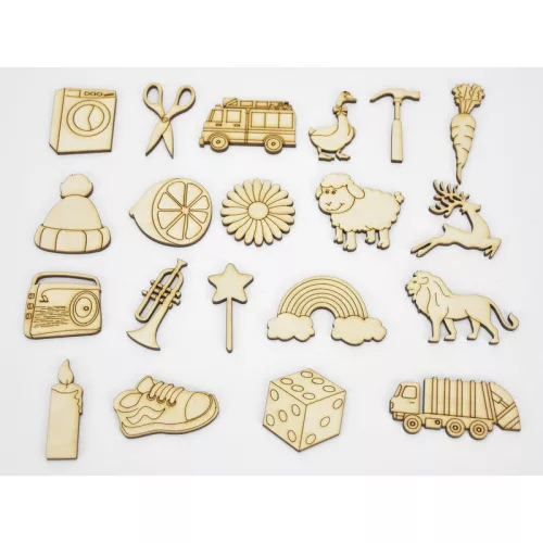 Natúr fa - Ovis jel 5cm 1db