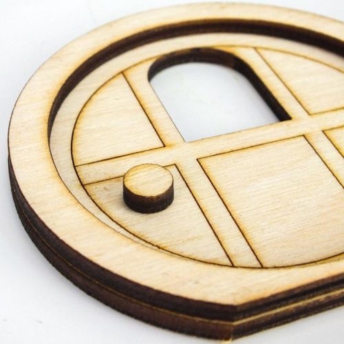 Natúr fa - Tündérajtó hobbit kicsi