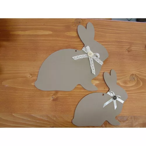 Natúr fa - Nyúl ülő lyuk nélkül 15cm