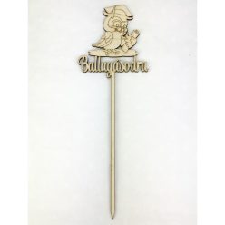   Natúr fa - Beszúrós felirat "Ballagásodra" baglyos