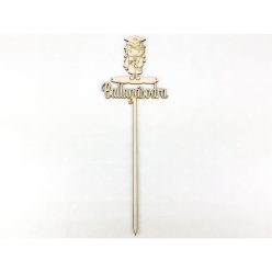   Natúr fa - Beszúrós felirat "Ballagásodra" lány