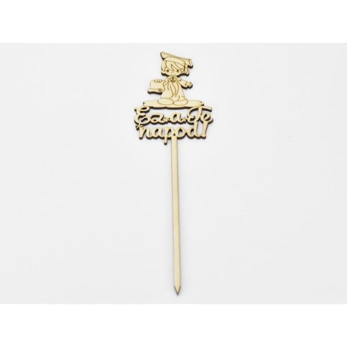 Natúr fa - Beszúrós "Ez a Te napod" kisfiú 32cm