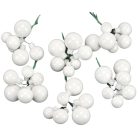 Betűzős gömb "white opal" 6 szett/doboz