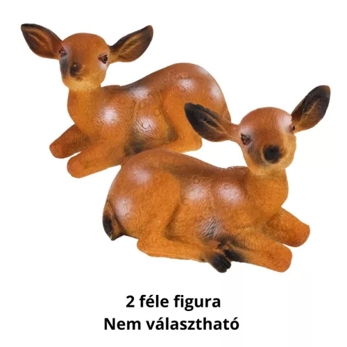 Kerámia fekvő barna őzike (2 féle)