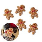 Öntapadós mézeskalács lány figura 6db/szett