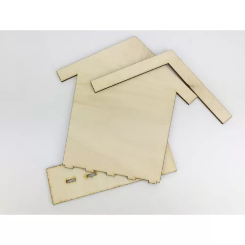 Natúr fa - Talpas ház 22x22,5cm