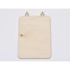 Natúr fa - Tégla tábla muffin akasztóval