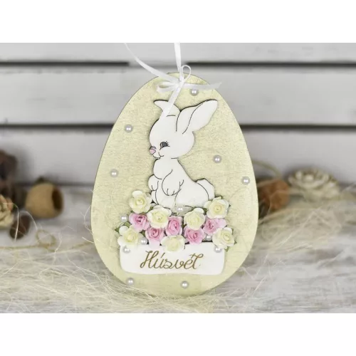 Natúr fa - " Húsvét "  hullámos tábla 2,4x7cm 5db/csomag