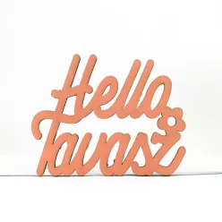 Lazac "Helló Tavasz" felirat 8,5x11cm