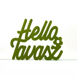 Oliva "Helló Tavasz" felirat 8,5x11cm