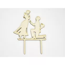 Natúr fa - Tortadísz lánykérés